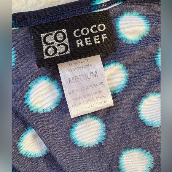 Coco Reef Swimsuit Sleeveless Bikini Cover Up Scarf Dress, V neck, Size: Medium - Picture 6 of 8